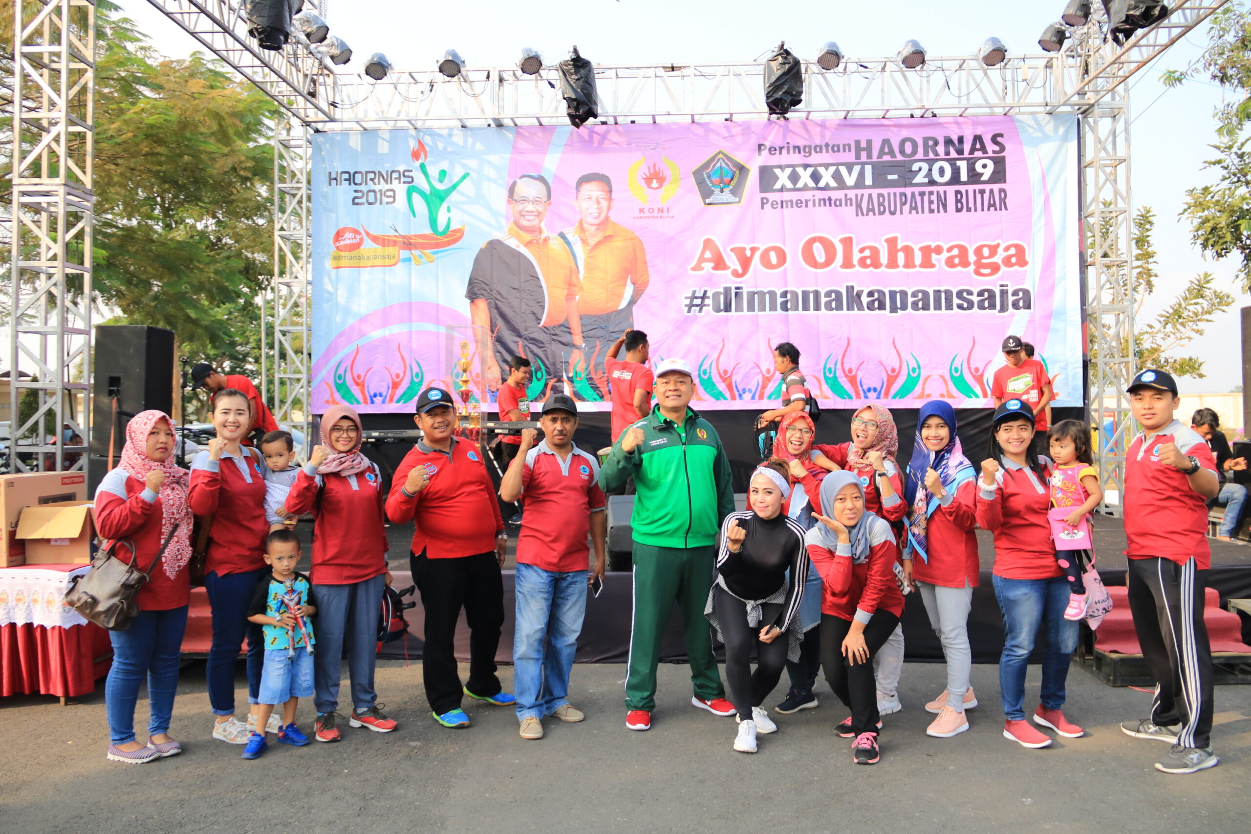Jalan Sehat Puncak HAORNAS Kab. Blitar 2019