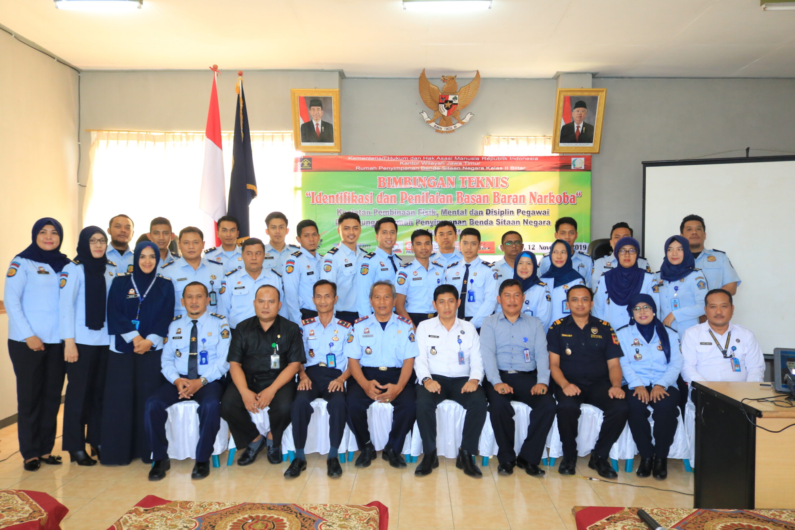 RUPBASAN KELAS II BLITAR LAKUKAN BIMTEK DAN TEST URINE