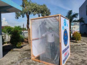 CEGAH COVID-19 BNNK BLITAR PERKETAT MASUK KANTOR