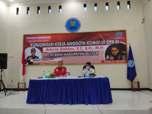 Kunjungan Kerja Komisi III DPR RI di BNN Kabupaten Blitar