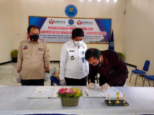 BNNK Blitar Jalin Kerjasama dengan Bawaslu Kota dan Kab Blitar