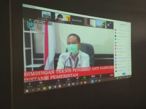 BIMTEK PENGGIAT ANTI NARKOBA INSTANSI PEMERINTAH SECARA VIRTUAL