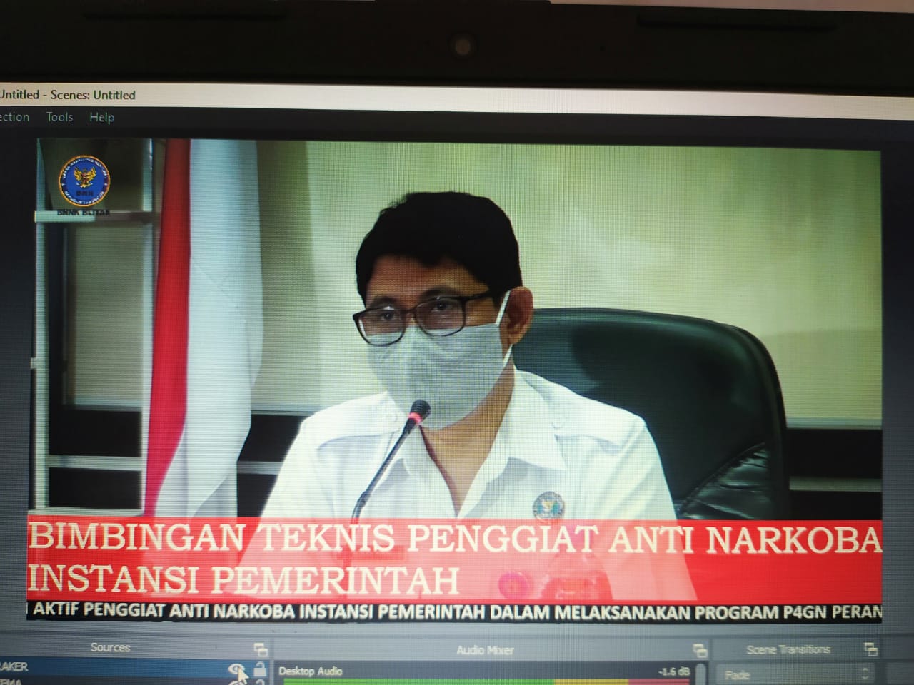 BIMTEK PENGGIAT ANTI NARKOBA INSTANSI PEMERINTAH SECARA VIRTUAL