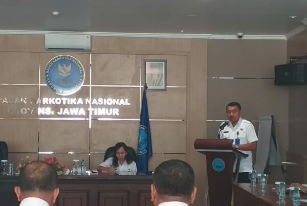 KEGIATAN PENGAWASAN KEARSIPAN DI LINGKUNGAN BNNP JATIM DAN JAJARAN