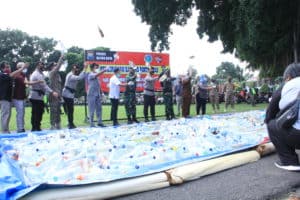 KA BNNK BLITAR IKUT HADIR DALAM PEMUSNAHAN MIRAS DAN NARKOBA SELAMA TAHUN 2020