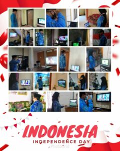 BNNK Blitar Mengikuti Upacara HUT RI ke-76 secara Virtual