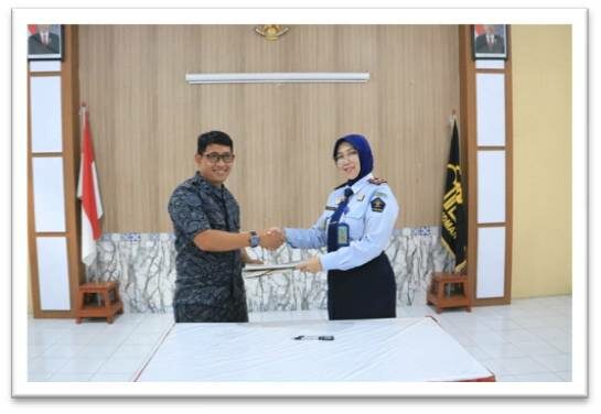 BNNK BLITAR MELAKSANAKAN KERJASAMA DENGAN BAPAS KOTA KEDIRI
